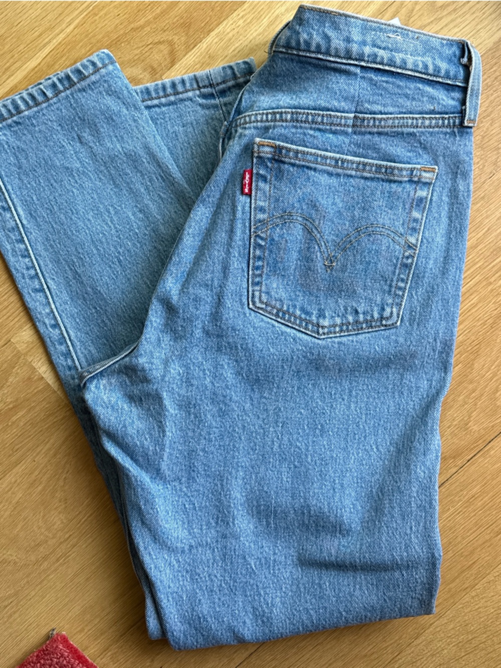 Levi's Light Blue Straight-Leg Denim Jeans